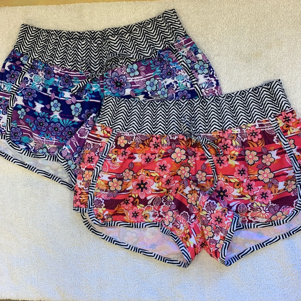 2 Pairs Athleta Lanai Beach Shorts